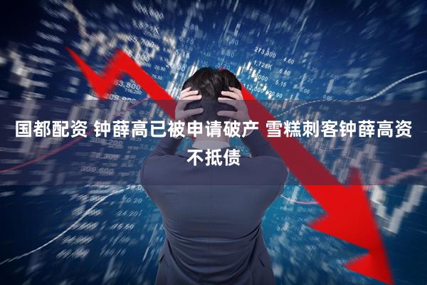 国都配资 钟薛高已被申请破产 雪糕刺客钟薛高资不抵债