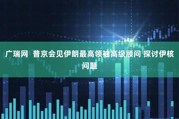 广瑞网  普京会见伊朗最高领袖高级顾问 探讨伊核问题