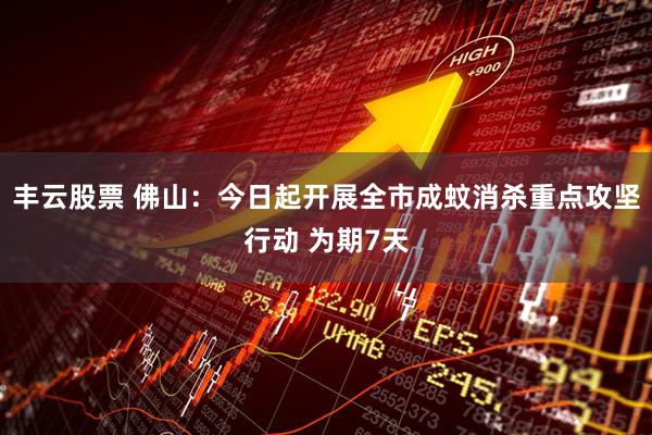 丰云股票 佛山：今日起开展全市成蚊消杀重点攻坚行动 为期7天